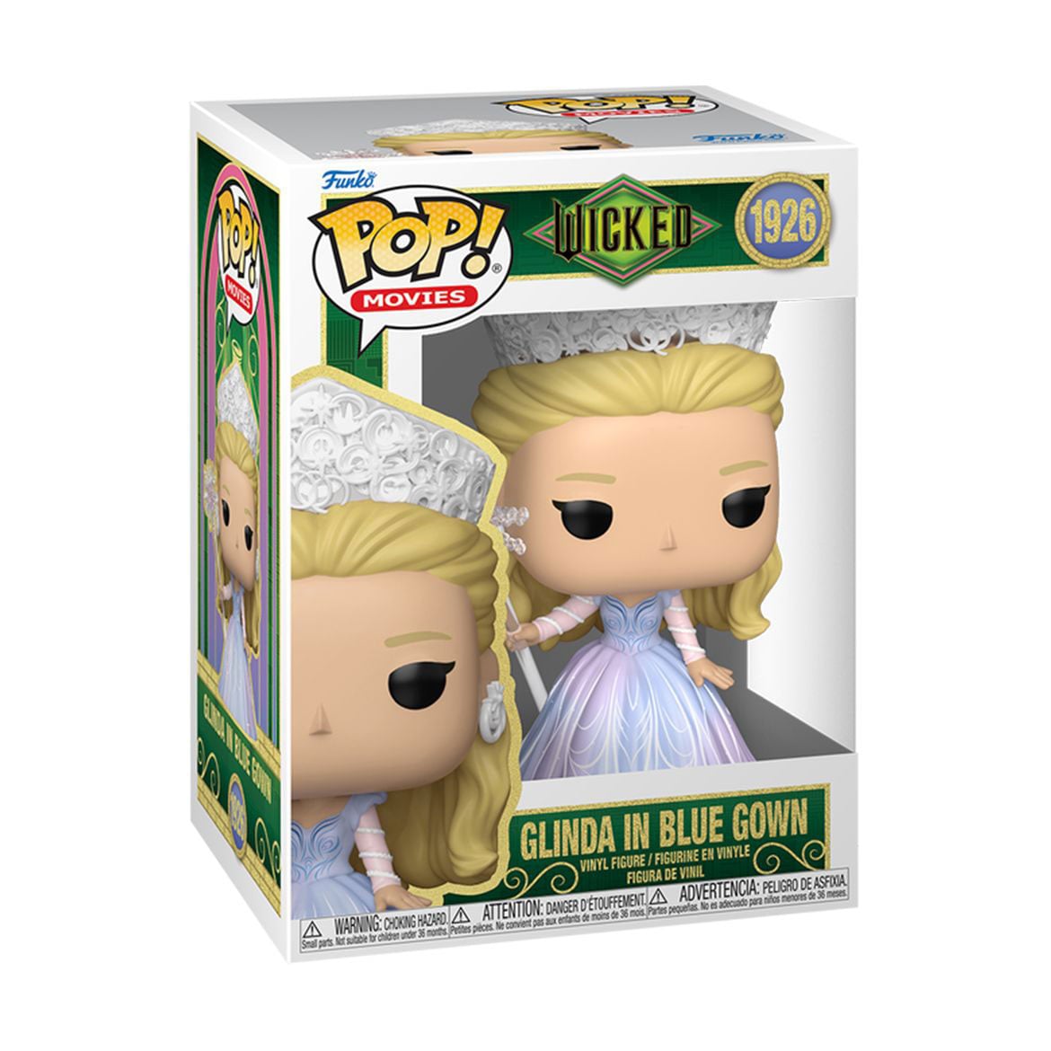 Ігрова фігурка Funko Pop! серії Funko Wicked: Чародійка Ґлінда у блакитній сукні, від 3 років (86671)