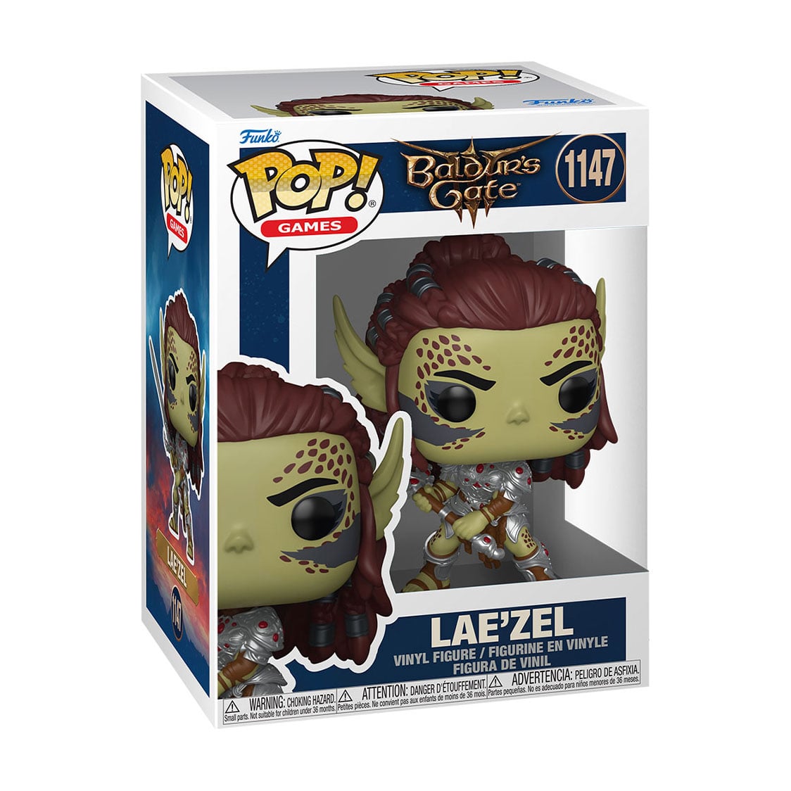 Ігрова фігурка Funko POP! серії Ворота Балдура Лей'зель з мечем, 9.6 см, від 3 років (88348F)